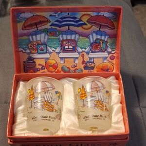 Source Unknown Beach-Themed Shot Glass Set